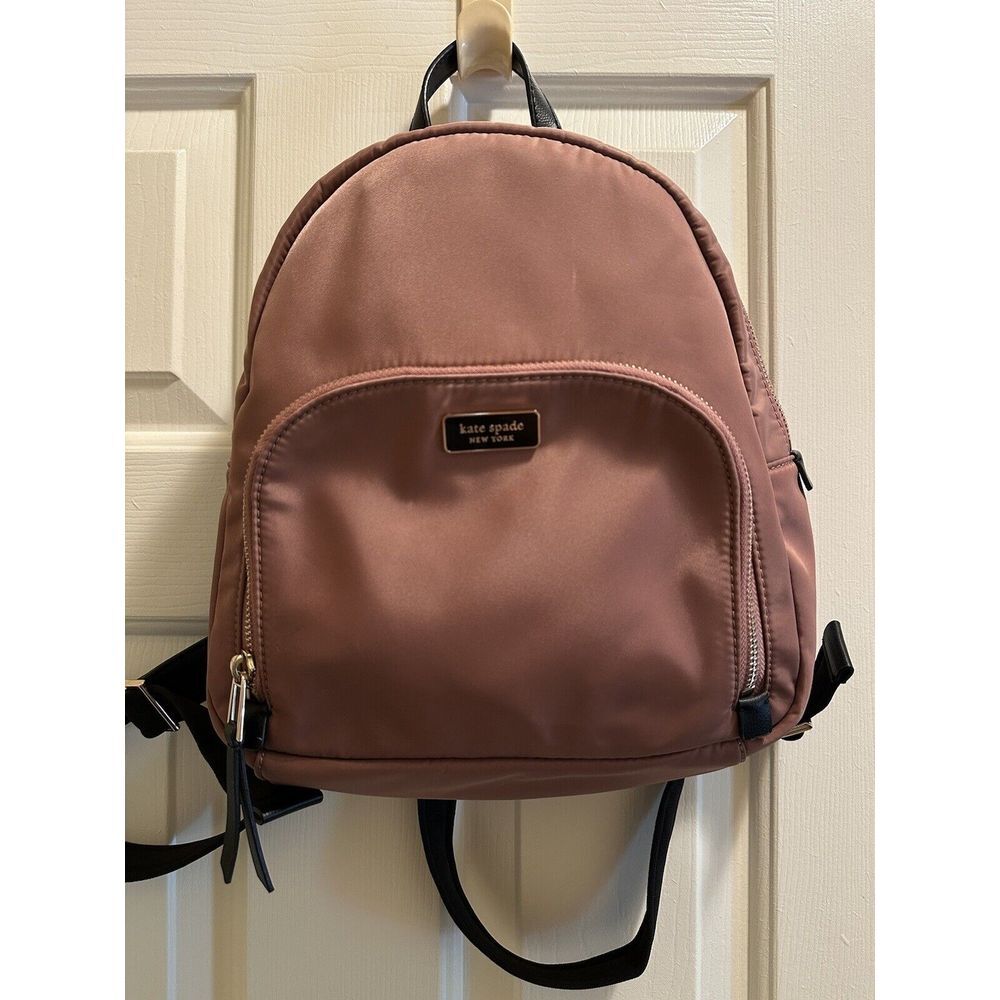 Kate Spade Medium Backpack Dusty Pinkโ with Black Strap NWOT
